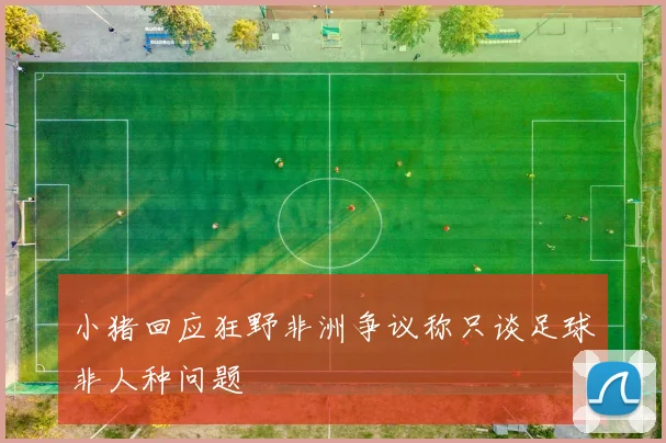 小猪回应狂野非洲争议称只谈足球非人种问题